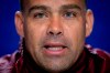 Venezuela's national soccer team coach Rafael Dudamel attends a press conference in Madrid, Spain, Thursday, March 21, 2019. Venezuela will play a friendly soccer match against Argentina on Friday. (AP Photo/Bernat Armangue)