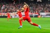 FC Red Bull Salzburg Erling Braut Haland celebrates after scoring against KRC Genk during the Champions League Group E at Red Bull Arena in Salzburg, Austria, Tuesday, Sept. 17, 2019. (AP Photo/Kerstin Joenson)