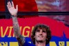 French forward Antoine Griezmann poses for the media during his official presentation after signing for FC Barcelona in Barcelona, Spain, Sunday, July 14, 2019. (AP Photo/Emilio Morenatti)