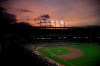 A crowd watches the third inning of a baseball game between the Baltimore Orioles and the Kansas City Royals, Wednesday, Aug. 21, 2019, in Baltimore. (AP Photo/Julio Cortez)
