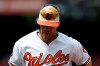Baltimore Orioles' Chris Davis heads back to the dugout after flying out during the fourth inning of a baseball game against the Toronto Blue Jays, Sunday, Aug. 4, 2019, in Baltimore. (AP Photo/Nick Wass)