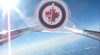 Video still 
To celebrate the Winnipeg Jets making the playoffs, Paul Turner sent the Jets logo to the edge of space on a weather balloon, on the morning before the last game against Calgary.