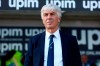 Atalanta's head coach Gian Piero Gasperini looks on during the Italian Serie A soccer match between Atalanta and Udinese at the Atleti Azzurri d'Italia stadium in Bergamo, Italy, Sunday, Oct. 27, 2019. (Paolo Magni/ANSA via AP)