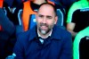 Udinese head coach Igor Tudor attends a Serie A soccer match between Atalanta and Udinese at the Atleti Azzurri d'Italia stadium in Bergamo, Italy, Monday, April 29, 2019. (Paolo Magni/ANSA via AP)