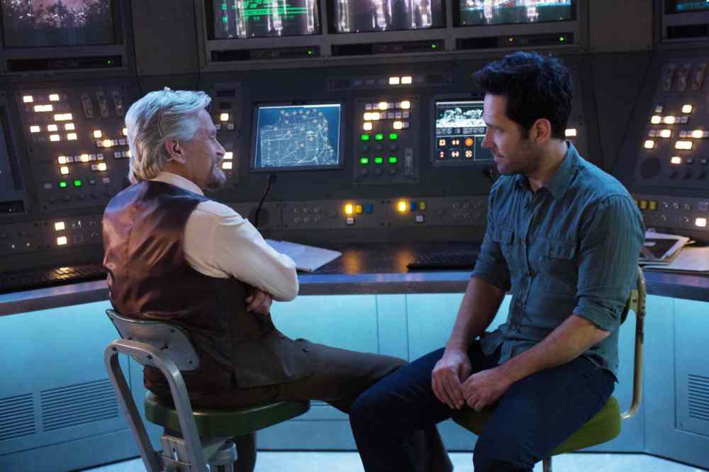 Zade Rosenthal
From left: Scott Lang/Ant-Man (Paul Rudd) and Hank Pym/Ant-Man (Michael Douglas).