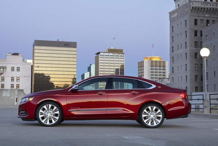 MCT
The 2013 Chevrolet Impala has a new design, although it rides atop General Motors' Epsilon platform, which is used for the midsize Buick Regal, Opel Insignia and Chevrolet Malibu, as well as the full-size Cadillac XTS and Buick LaCrosse. These cars share the same width, varying only in the length of their wheelbase.