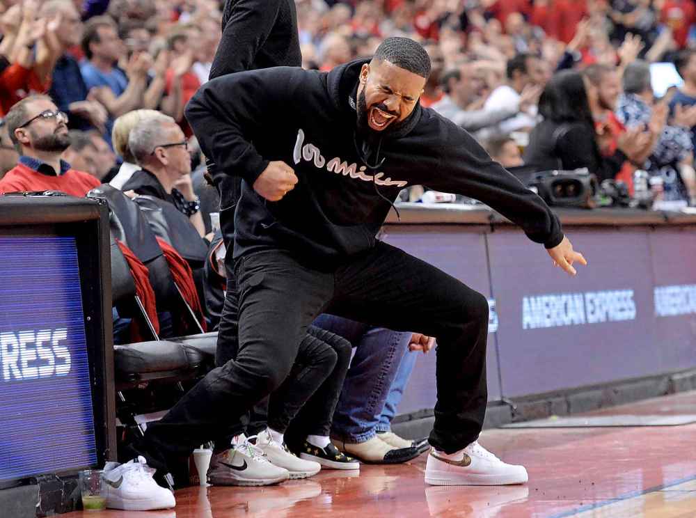 Hip-hop star Drake has been a fan for years and has courtside seats. (Nathan Denette / The Canadian Press files)
