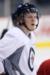 John Woods / The Canadian Press
Winnipeg Jet Axel Blomqvist (65), from Sweden, during practice on the fourth day of NHL hockey training camp Saturday in Winnipeg. He has signed an entry-level contract with the Jets.