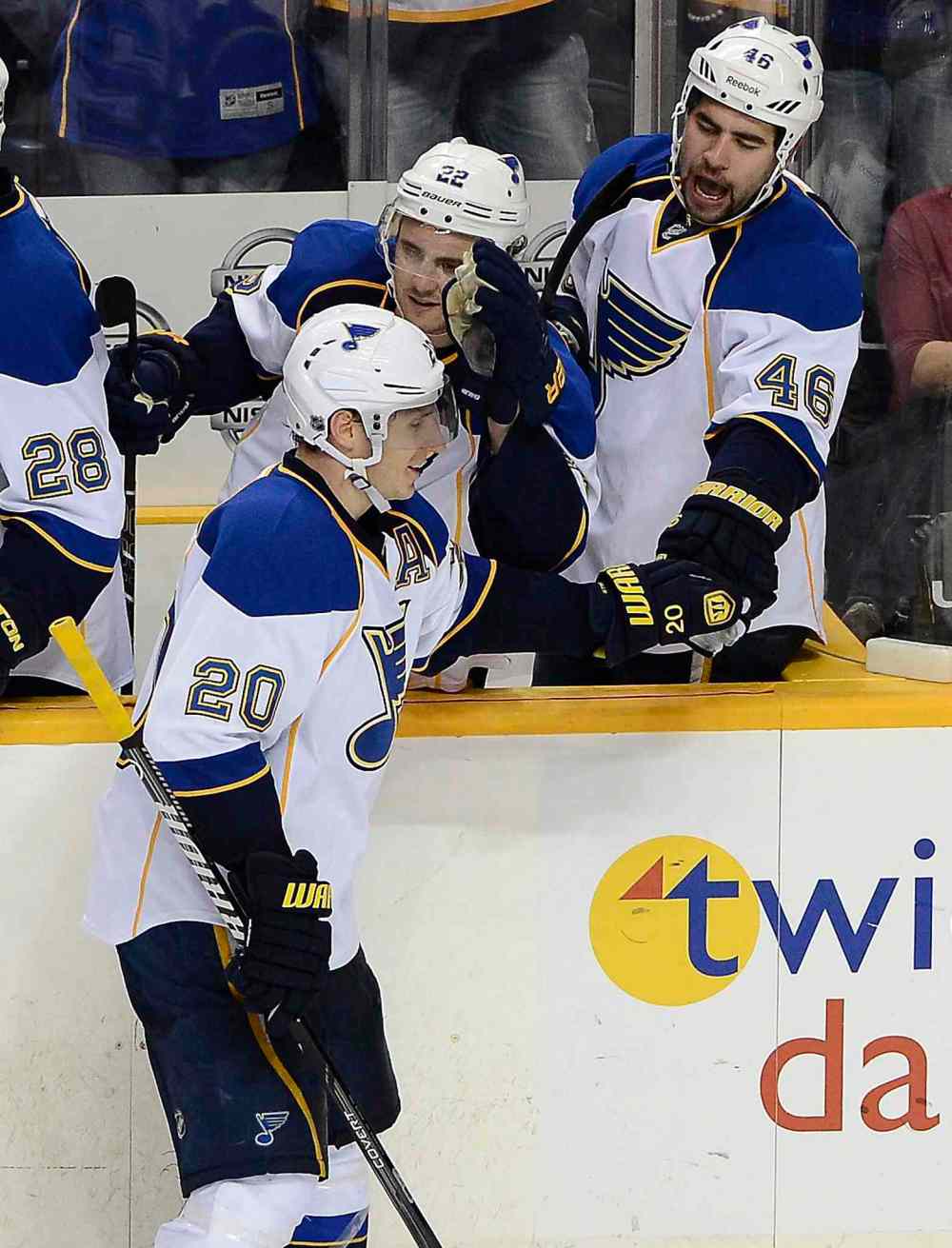 Mark Zaleski / Associated Press files
Winnipegger Alexander Steen leads the Blues in scoring with 30 goals and his 53 points puts him one behind team points leader T.J. Oshie.