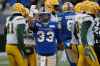 THE CANADIAN PRESS/John Woods
The Winnipeg Blue Bombers and Andrew Harris travel to Edmonton to take on the Eskimos in a crucial Western Division matchup, Saturday.