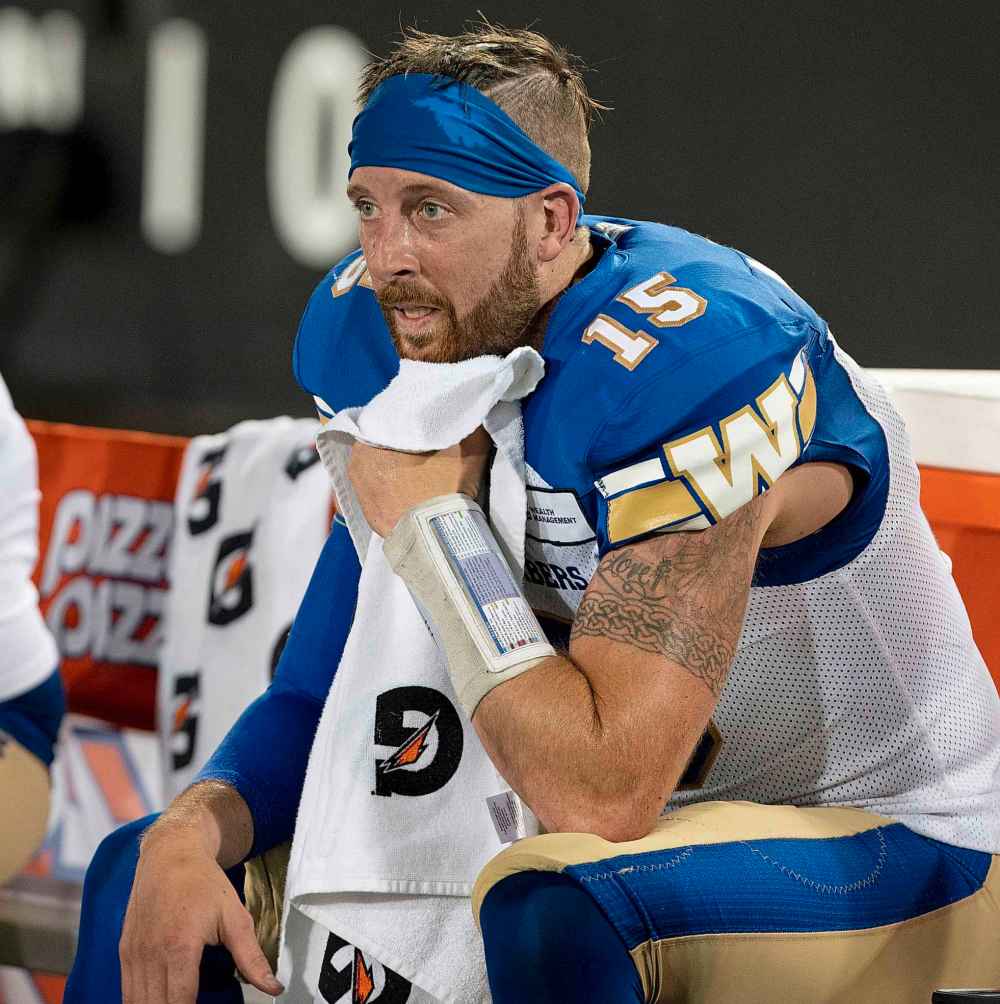 Peter Power / THE CANADIAN PRESS FILES
Blue Bombers quarterback Matt Nichols has undergone season-ending shoulder surgery.