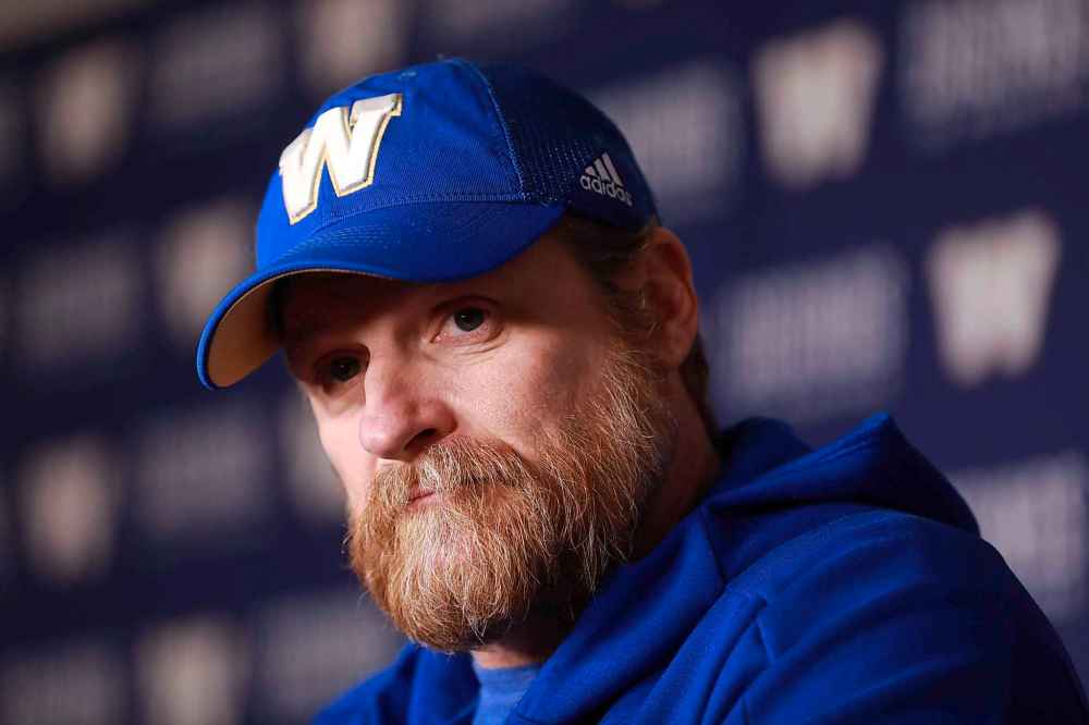 RUTH BONNEVILLE / WINNIPEG FREE PRESS
Winnipeg Blue Bombers Head Coach Mike O'Shea has a regular-season record of 45-45.