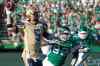 RICK ELVIN / THE CANADIAN PRESS
Winnipeg Blue Bombers quarterback Drew Willy throws a pass against the Roughriders during the first quarter of CFL football action in Regina Saturday.