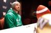 John Woods / Winnipeg Free Press
Winnipeg Blue Bomber quarterback Buck Pierce speaks to media Tuesday about the injury he received in his team's last game against the Toronto Argonauts.