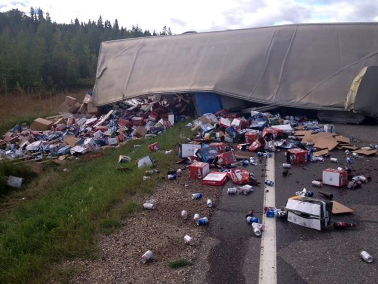 Semi truck accident closes Hwy. 10 near Flin Flon Winnipeg Free Press