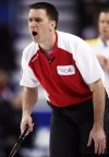 GRANT BLACK / CANWEST NEWS SERVICE
Brad Gushue’s big mouth landed him in hot water earlier this week but his fine has since been rescinded by the CCA.