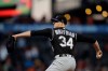 Colorado Rockies pitcher Jeff Hoffman works against the San Francisco Giants during the first inning of a baseball game Tuesday, Sept. 24, 2019, in San Francisco. (AP Photo/Ben Margot)
