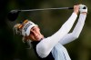 Jessica Korda watches her tee shot on the second hole during the first round of the LPGA Tour ANA Inspiration golf tournament at Mission Hills Country Club Thursday, April 4, 2019, in Rancho Mirage, Calif. (AP Photo/Chris Carlson)