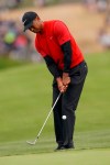 Tiger Woods hits a chip shot on the sixth hole during the final round of the U.S. Open Championship golf tournament Sunday, June 16, 2019, in Pebble Beach, Calif. (AP Photo/David J. Phillip)