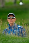Henrik Stenson, of Sweden, watches his shot out of the bunker on the second hole during the third round of the U.S. Open Championship golf tournament Saturday, June 15, 2019, in Pebble Beach, Calif. (AP Photo/Marcio Jose Sanchez)