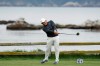 Francesco Molinari, of Italy, hits his tee shot on the 18th hole during the second round of the U.S. Open Championship golf tournament Friday, June 14, 2019, in Pebble Beach, Calif. (AP Photo/Matt York)