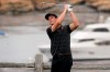 Amateur player, Viktor Hovland, of Norway, watches his tee shot on the seventh hole during the first round of the U.S. Open Championship golf tournament Thursday, June 13, 2019, in Pebble Beach, Calif. (AP Photo/David J. Phillip)