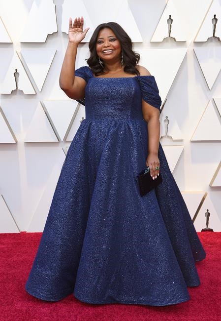 Octavia Spencer arrives at the Oscars on Sunday, Feb. 24, 2019, at the Dolby Theatre in Los Angeles. (Photo by Richard Shotwell/Invision/AP)