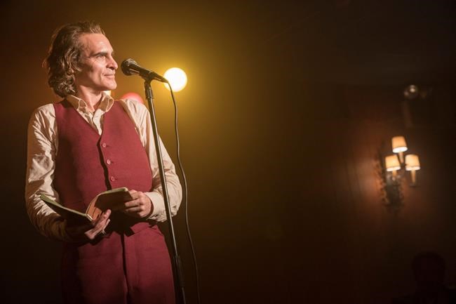 This image released by Warner Bros. Pictures shows Joaquin Phoenix in a scene from the film