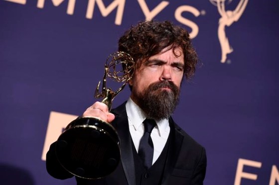 Jordan Strauss / Invision / The Associated PressPeter Dinklage, winner of the awards for outstanding supporting actor in a drama series and outstanding drama series for 