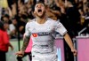 Los Angeles FC's Joshua Perez celebrates his goal against the San Jose Earthquakes during the second half of an MLS soccer match Wednesday, Aug. 21, 2019, in Los Angeles. (AP Photo/Marcio Jose Sanchez)