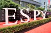 Event signage appears at the ESPY Awards on Wednesday, July 10, 2019, at the Microsoft Theater in Los Angeles. (Photo by Richard Shotwell/Invision/AP)