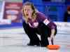 BORIS MINKEVICH / WINNIPEG FREE PRESS
An eighth-end miss was critical for Chelsea Carey against Stefanie Lawton.