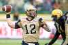 CP
Winnipeg Blue Bombers quarterback Brian Brohm (12) makes the throw against the Edmonton Eskimos during second half CFL action in Edmonton on Saturday. Jason Franson / The Canadian Press files