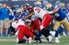 THE CANADIAN PRESS/John Woods
The Winnipeg Blue Bombers and Andrew Harris, left, have a tall task Friday against the Calgary Stampeders, a perennial contender.