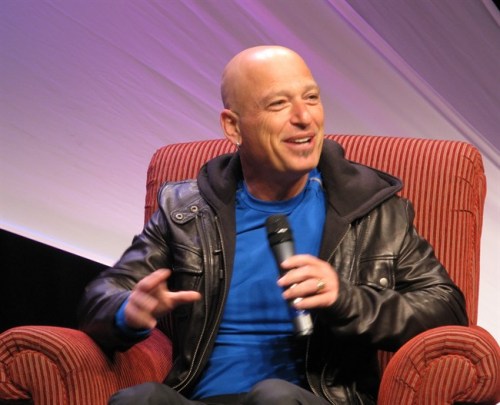 Comic Howie Mandel received an award at the Banff World Media Festival this week. Mandel, in this June 14, 2011 photo, talks about his mental illness and the challenges he has had in his career. THE CANADIAN PRESS/Bill Graveland