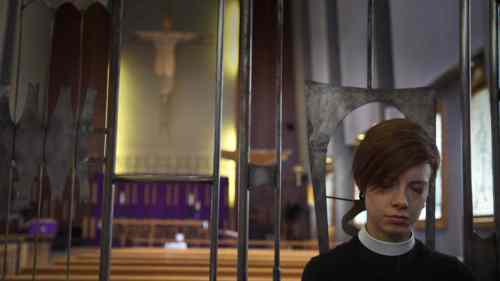 NFB
Rev. Allison Chubb leads an Anglican chapel service in The Faith Project by the National Film Board.