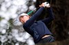Jin Young Ko, of South Korea, plays on the 2nd hole during the last round of the Evian Championship women's golf tournament in Evian, eastern France, Sunday, July 28, 2019. (AP Photo/Laurent Cipriani)