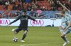 Toronto FC midfielder Alejandro Pozuelo (10) scores on the Minnesota United during first half MLS soccer action in Toronto on Friday, April 19, 2019. THE CANADIAN PRESS/Christopher Katsarov