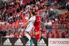 Toronto FC midfielder Jacob Shaffelburg (24) and Orlando City defender Kyle Smith (24) battle for a header during first half MLS soccer action in Toronto, on Saturday, August 10, 2019. THE CANADIAN PRESS/Christopher Katsarov