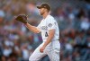 Colorado Rockies starting pitcher Tyler Anderson calls for a new ball after giving up a two-run home run to Arizona Diamondbacks' Ketel Marte in the third inning of a baseball game Friday, May 3, 2019, in Denver. (AP Photo/David Zalubowski)