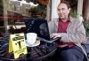 Peter Brouwer works on his website at a coffee shop in San Francisco. After 40 years of solitary festivities, the Vancouver native began reaching out to fellow leap year babies with little in mind beyond satisfying his curiosity about others who shared his unusual birth date. After joining forces with Raenell Dawn of Los Angles, however, Brouwer helped launch the Honor Society of Leap Year Day Babies, which now boasts more than 9,000 members worldwide. THE CANADIAN PRESS/AP Photo-Paul Sakuma