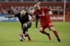 Toronto FC defender Laurent Ciman (26) and Sporting Kansas City midfielder Yohan Croizet (10) battle for the ball during second half MLS soccer action in Toronto on June 7, 2019. Veteran defender Laurent Ciman has answered the call for Toronto FC in the MLS playoffs. The 34-year-old Belgian international, who saw limited action in the run-up to the post-season, stepped in for the injured Omar Gonzalez in wins over D.C. United and New York City FC. THE CANADIAN PRESS/Cole Burston
