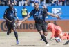 Montreal Impact's Harry Novillo, centre, reacts after scoring against Columbus Crew SC's goalkeeper Zach Steffen during second half MLS soccer action on April 13, 2019. All-Star snubs aside, the Montreal Impact are counting on collective performances to stay in playoff contention.The Impact (8-7-3) will kick off the second half of their MLS season against the Portland Timbers (5-7-2) Wednesday night at Saputo Stadium. THE CANADIAN PRESS/Graham Hughes