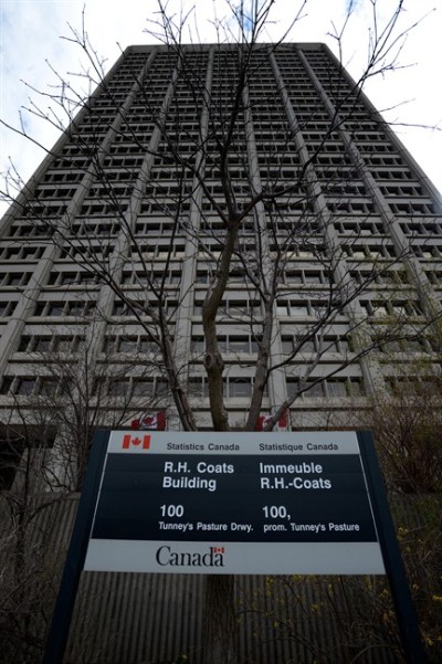 The Statistics Canada offices in Ottawa are seen on Tuesday, May 1, 2013. The debut of Canada's controversial census replacement survey shows there are more foreign-born people in the country than ever before, at a proportion not seen in almost a century, according to the National Household Survey. THE CANADIAN PRESS/Sean Kilpatrick