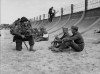 German prisoners taken by Canadian troops at Juno Beach, D-Day, during the invasion of Europe, on June 6, 1944. THE CANADIAN PRESS/National Archives of Canada, Frank L. Dubervill, PA-133754, *MANDATORY CREDIT*