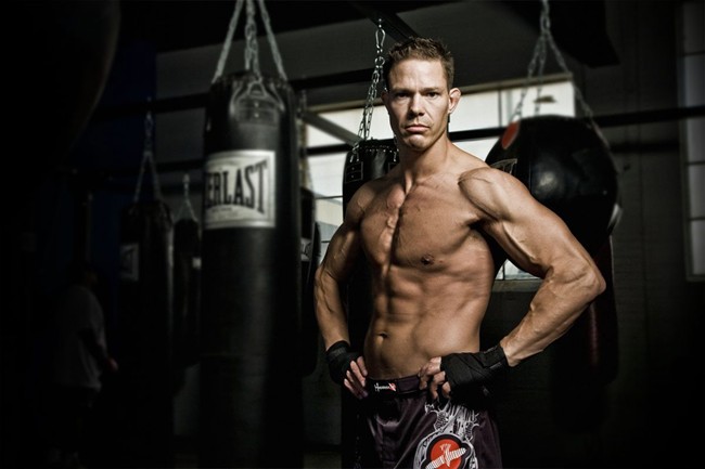 Middleweight Luke Harris has found success with his Hayabusa Training Centre and clothing line as well as fighting. THE CANADIAN PRESS/ho-Aggression MMA
