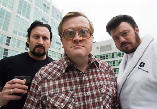The Trailer Park Boys John Paul Tremblay, as Julian, left, Mike Smith, as Bubbles, centre, and Robb Wells, as Ricky, right, pose for a photograph in Toronto on Thursday, November 27, 2008. Mike Smith, better known as Bubbles from the 