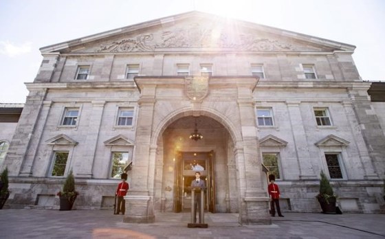 Prime Minister Justin Trudeau speaks during a press conference following a cabinet swearing in ceremony at Rideau Hall in Ottawa on July 18, 2018. THE CANADIAN PRESS/Justin Tang