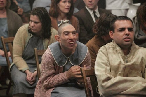 Naomi Grossman, the actress who plays Pepper on American Horror Story: Asylum, is shown in a handout photo. There is perhaps no one more thrilled with the ever-changing face of 