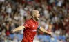 Toronto FC midfielder Michael Bradley (4) celebrates after teammate Justin Morrow (2) scored during second half MLS Soccer action against the Montreal Impact, in Toronto, on Saturday, Aug. 24, 2019. Toronto FC makes its first ever trip to the Banc of California Stadium for a date with the top team in Major league Soccer on Saturday night. THE CANADIAN PRESS/Andrew Lahodynskyj